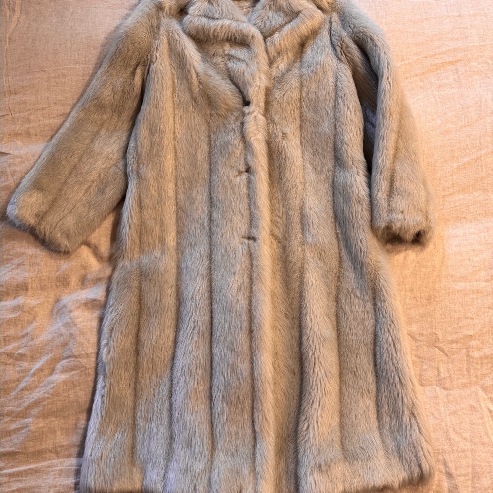 Long white fur jacket (perfect for Burning Man)